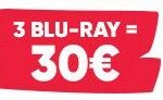 Nouveaux titres dans l’offre 2+1 bluray pour 30 euros