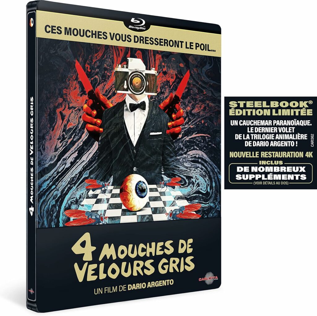 Les derniers exemplaires de 4 Mouches de Velours Gris